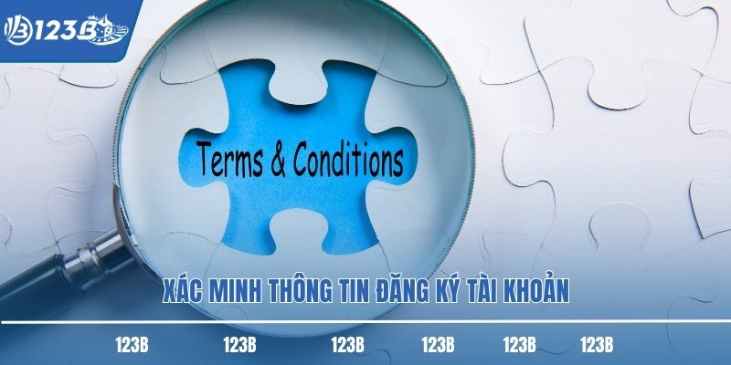 Xác minh thông tin đăng ký tài khoản Xác minh thông tin đăng ký tài khoản